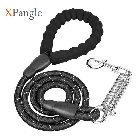 Xpangle Pet Dog Leash Soft Foam Handle Reflective Nylon Dog Leads