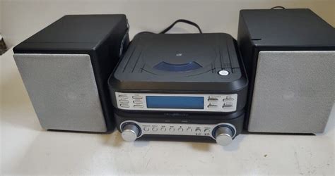 Gpx Hc221b Compact Cd Player Stereo Home Office Rv Amfm Radio Black Ebay