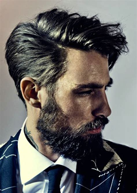 Classic Men Hairstyle Mens Hairstyles Beard Hairstyle Beard Styles For Men