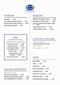 Menu 2024 - Deep Blue Fish & Chips - The Fish House Notting Hill in ...