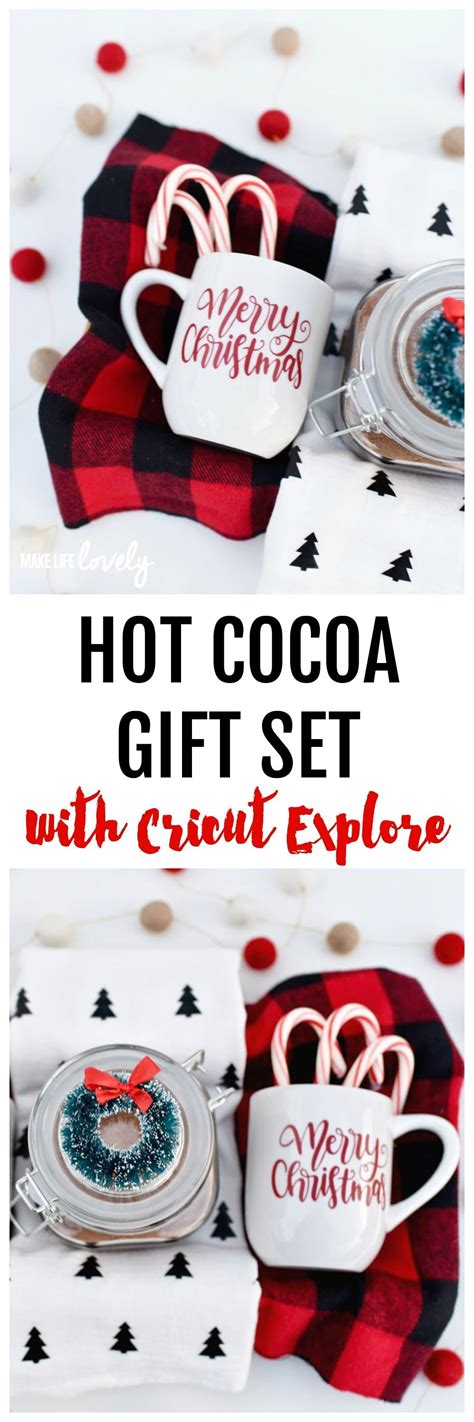 Hot Cocoa T Basket Tutorial For The Holidays With Cricut Make Life