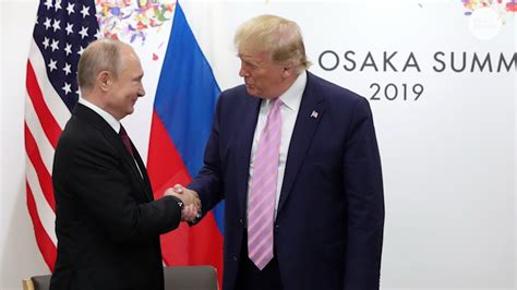 Putin Laughs After President Trump Playfully Tells Him Dont Meddle
