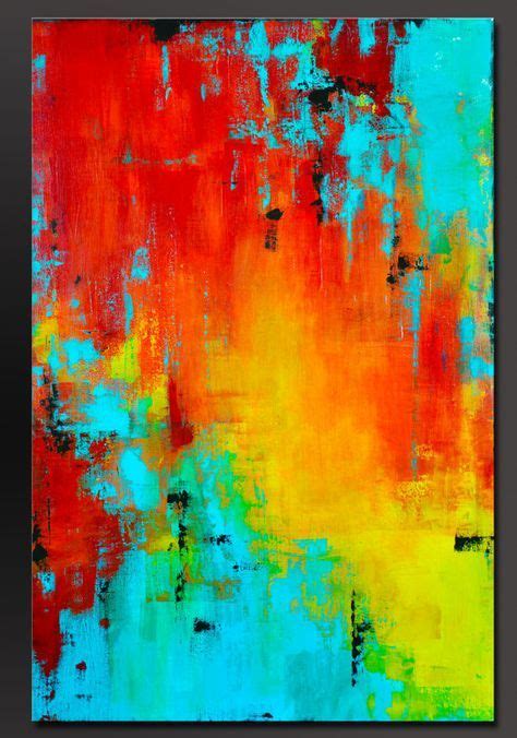 Prism 36 X 24 Abstract Acrylic Painting Por Charlensabstracts