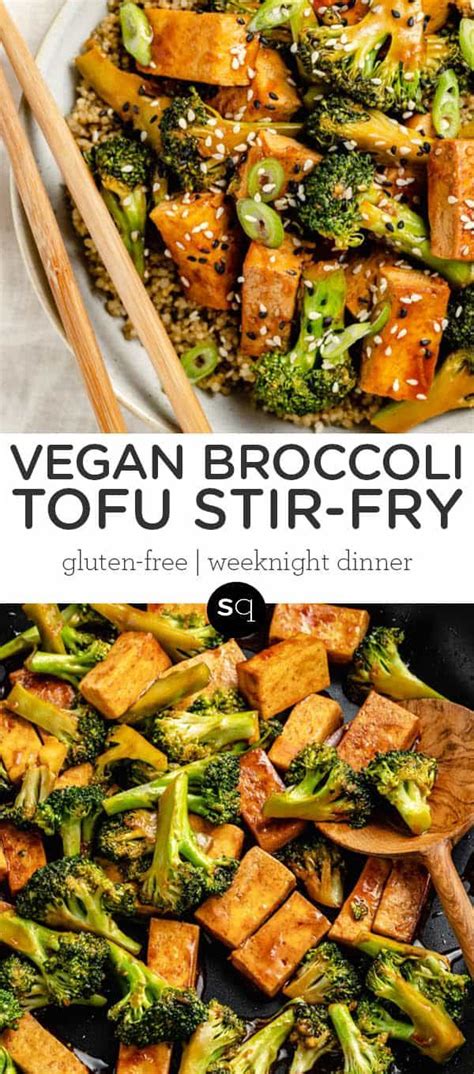 This Broccoli Tofu Stir Fry Is A Quick Easy And Healthy Meal That