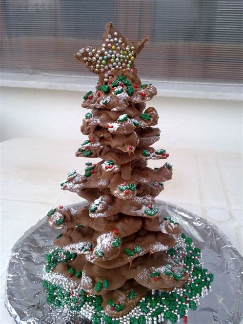 Submitted 4 months ago by redlac1000. chocolate christmas tree | Desserts | Pinterest