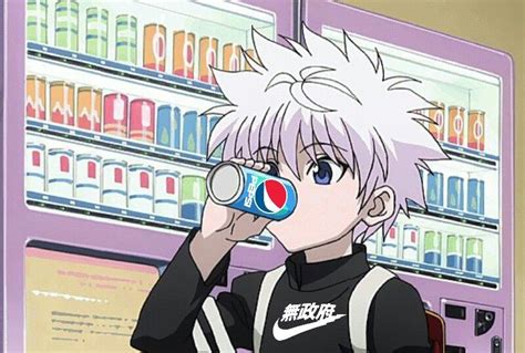 Anime Hunterxhunter Bape Vaporwave Aesthetic Pepsipepsi