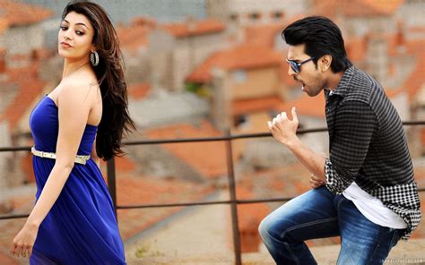 Kajal Aggarwal Ram Charan In Nayak Wallpaper Movies And Tv Series