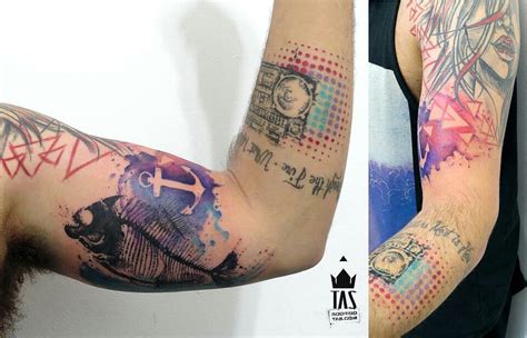Tattoo Com Estilo Bem Diferente Tatuador Rodrigo Tas Aquarela Tattoo