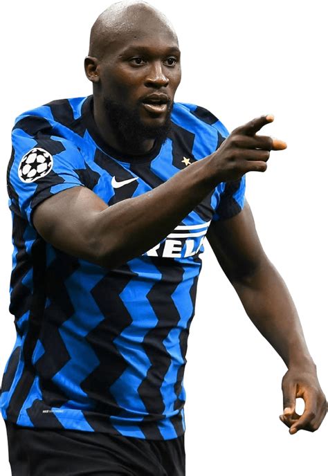 Romelu Lukaku Inter Football Render Footyrenders