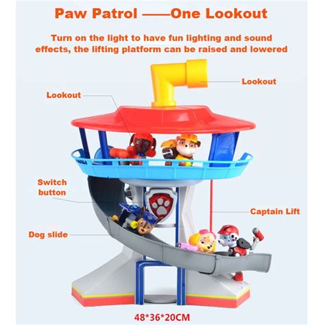 Paw Patrol Toys Headquarters Base Toy Oversized Observation Towersports