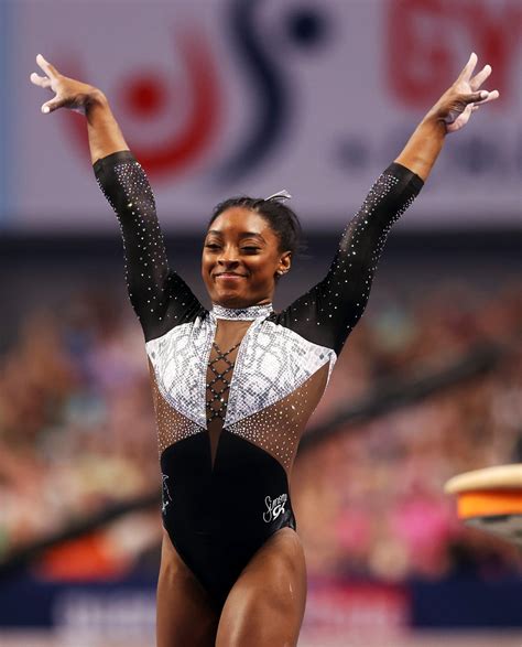 Watch Defeating ‘twisties Simone Biles First Glimpse On The Gymnastics Floor Released Ahead