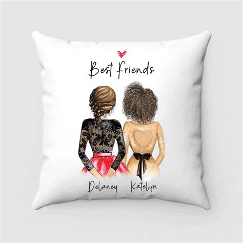 Personalized Best Friend Pillow Glacelis