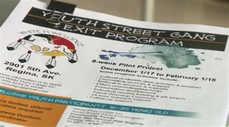 New Program To Help Transition From Gang Life Ctv Regina News