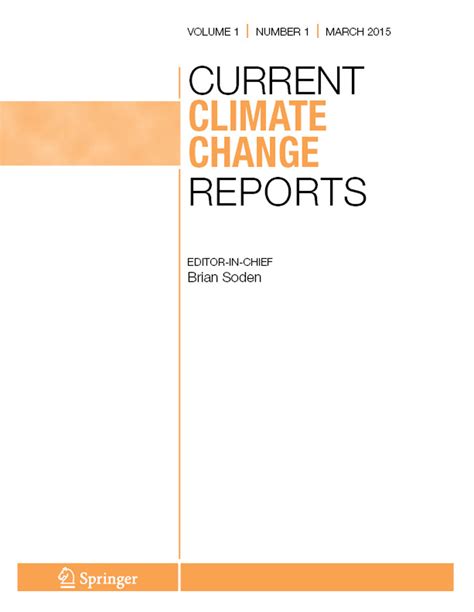 Current Climate Change Reports Submission Guidelines