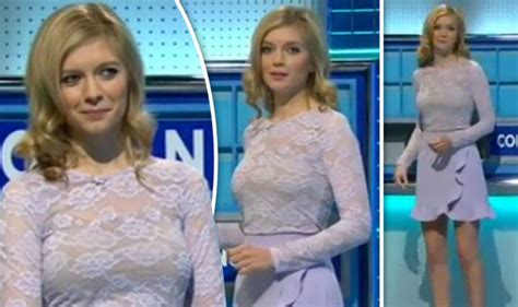 Countdown S Rachel Riley Sends Temperatures Soaring As She Slips Into Sheer Lace Dress Tv