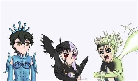 Asta Yuno Noelle Black Clover Anime Black Clover Manga Anime Funny