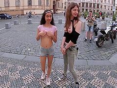 Andrea Dipre And Dolls Cult In Extreme Public Nudity In Prague
