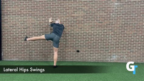 Lateral Hip Swings Exercise Demo Youtube