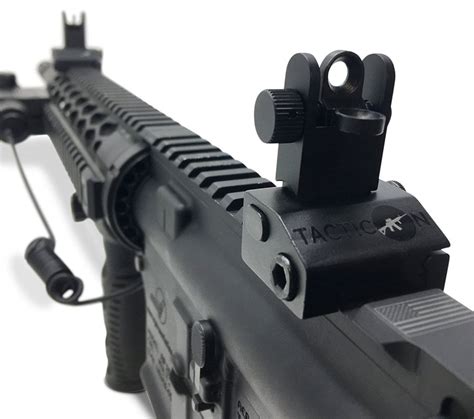 Ar 15 Flip Up Iron Sights Picatinny Front And Rear Tacticon