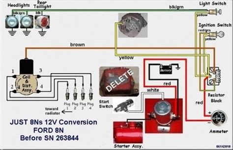 Ford Tractor 6 Volt To 12 Volt Conversion Wiring Diagram