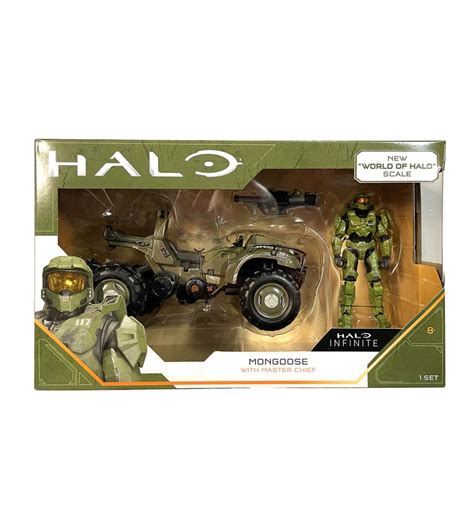 Halo Infinite Series 1 Mongoose With Master Chief Action Figure Set