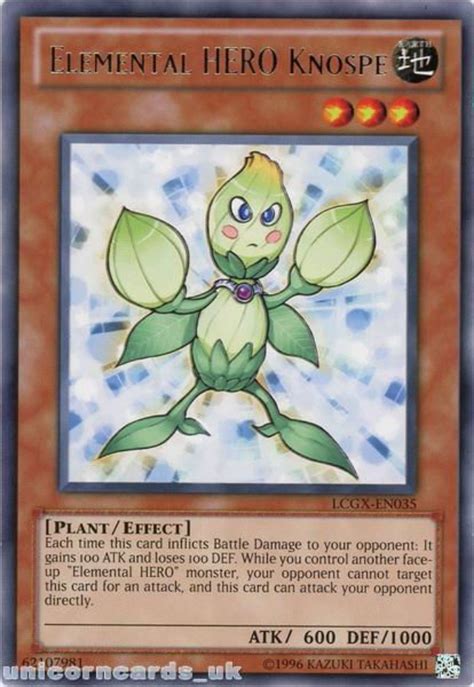 We did not find results for: LCGX-EN035 Elemental HERO Knospe Rare UNL Edition Mint YuGiOh Card:: Unicorn Cards - The UK's ...