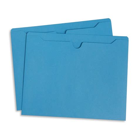 Blue Summit Supplies File Jackets Letter No Expansion Straight Tab