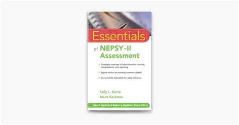 Essentials Of NEPSY II Assessment On Apple Books