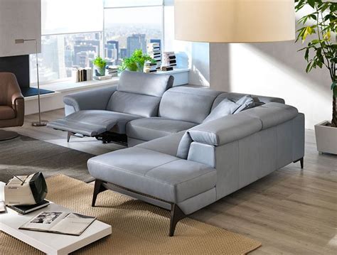Sleek Contemporary Italian Collection Available In Leather Novabuck