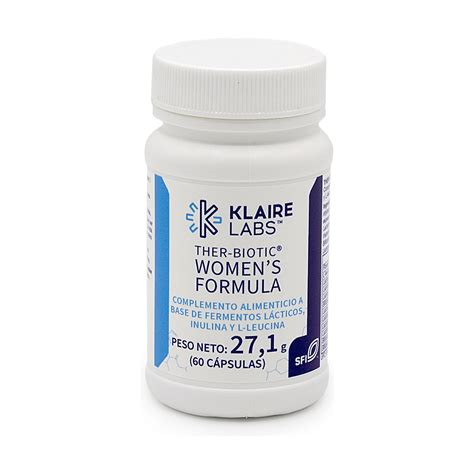 Ther Biotic Women s Formula 60 cápsulas de Klaire Labs Naturitas