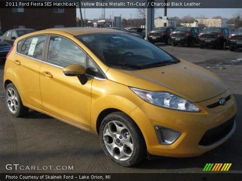 Loaded with substance, fiesta changes everything. Yellow Blaze Metallic Tri-Coat - 2011 Ford Fiesta SES ...