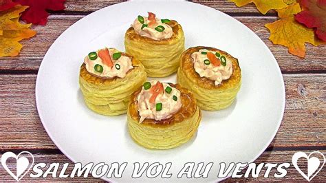 Smoked Salmon Vol Au Vents Simple And Delicious Appetizer Recipe