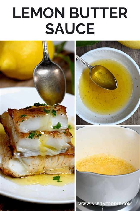 Easy Lemon Butter Sauce Recipe Alphafoodie