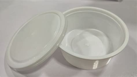 200ml Plastic Food Containers Round Size Dimension 118 X 118 X 83 Mm