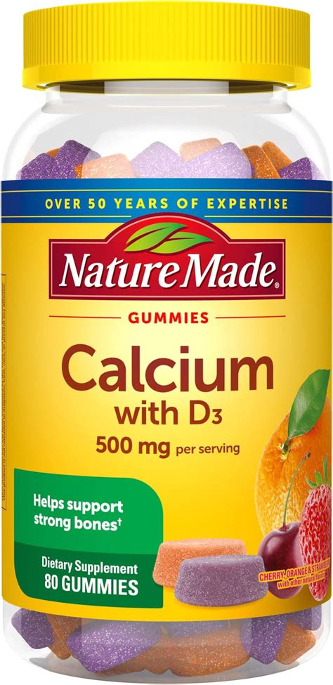 Nature Made Calcium 500 Mg With Vitamin D Tablets 130