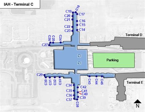 Houston Airport Terminal Map United States Map