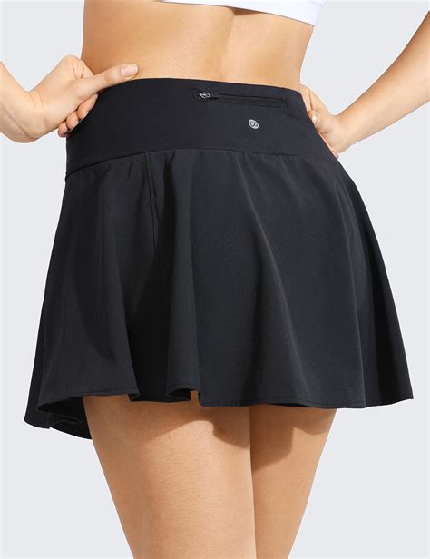 Crz Yoga Womens Sport Athletic Golf Skirt High Waisted Tennis Pleated