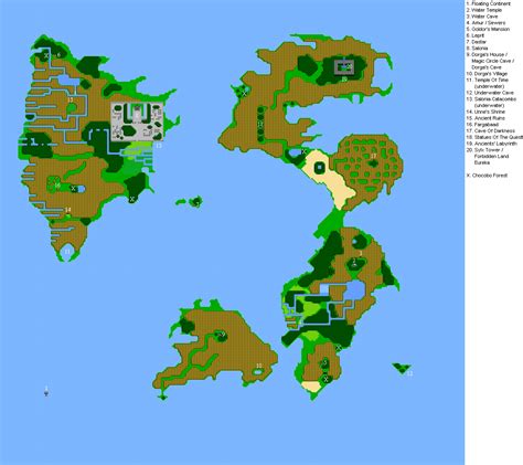 Final Fantasy Iii Maps Water Cave