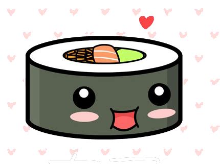 Cute kawaii sushi | Kawaii doodles, Cute kawaii drawings, Kawaii anime