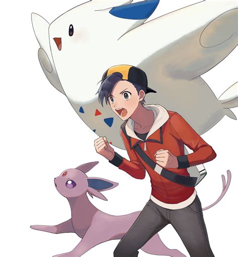 Ethan Espeon And Togekiss Pokemon And More Drawn By Silber Danbooru