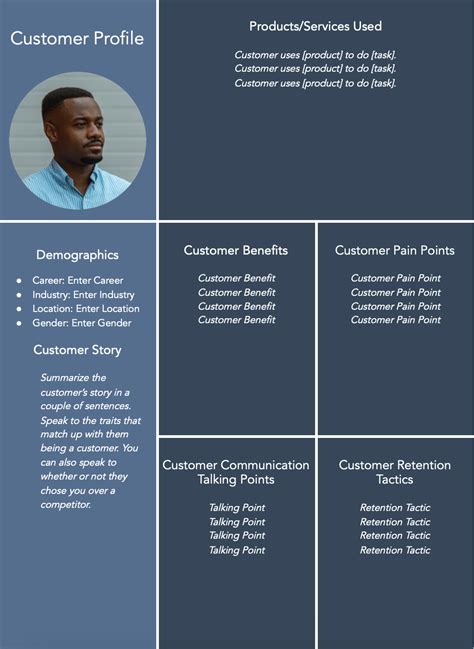 Customer Profile Template Word