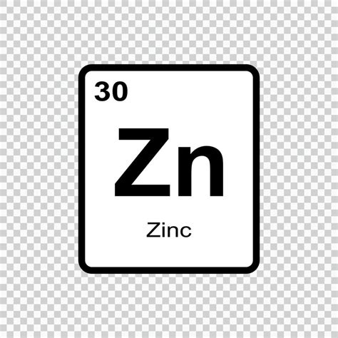 Elemento Químico Zinc Ilustración Vectorial 11162274 Vector En Vecteezy