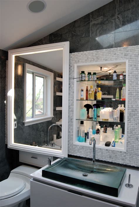 Sliding Vanity Mirror Custom Vanity Mirrors Bathroom Renos Lighted Bathroom Mirror