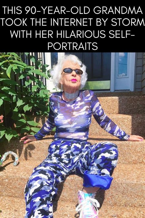 this 90 year old grandma took the internet by storm with her hilarious self portraits