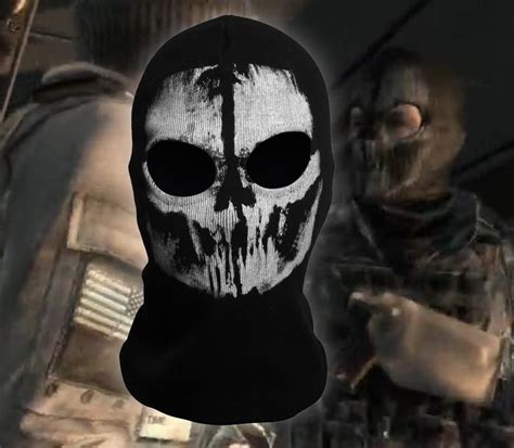 Call Of Duty 10 Ghost Cod Skull Full Face Mask Ski Skateboard Bike Hood