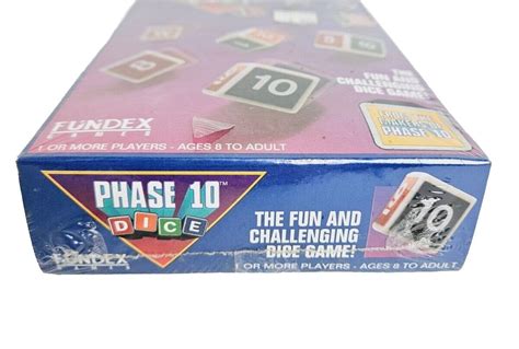 Phase 10 Dice 1993 Fundex Games Rare Vintage Sealed Ebay