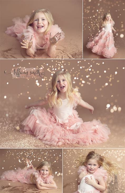 Glitter Mini Session Child Photography Girl Princess Photo Shoot