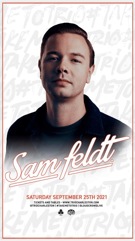 Sam Feldt Tickets At Trio In Charleston By Loud Crowd Charleston Tixr