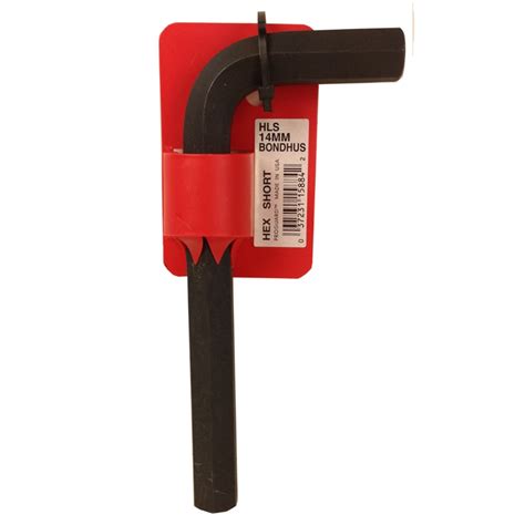 Bondhus 14mm Short Tagged L Wrench Hex Key Bunnings Warehouse