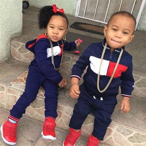 Baby Twins Boy And Girl Swag